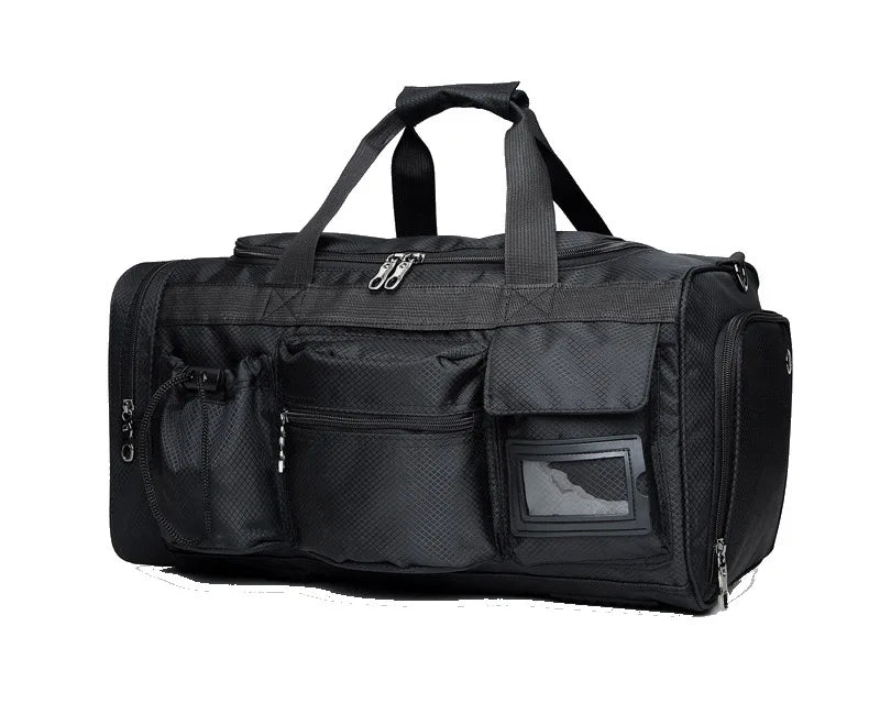 Nylon outdoor travel fitness bag with shoe pocket and multiple sizes - product image