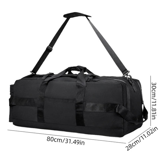 Nylon oversized mountaineering backpack with multiple compartments - product image