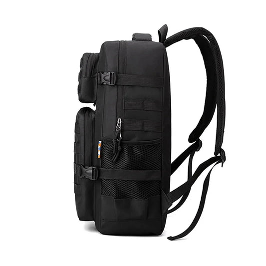 Nylon tactical camping backpack molle system adjustable straps men's - product image