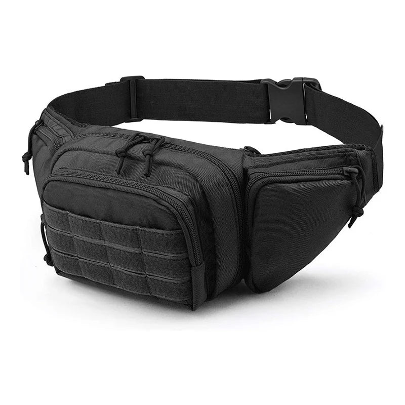 Nylon tactical gun waist holster bag for military camping and hunting - product image