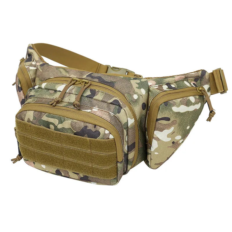 Nylon tactical gun waist holster bag for military camping and hunting - product image