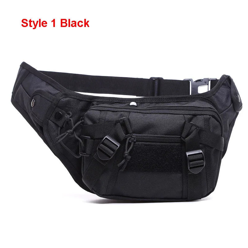 Nylon tactical gun waist holster bag for military camping and hunting - product image