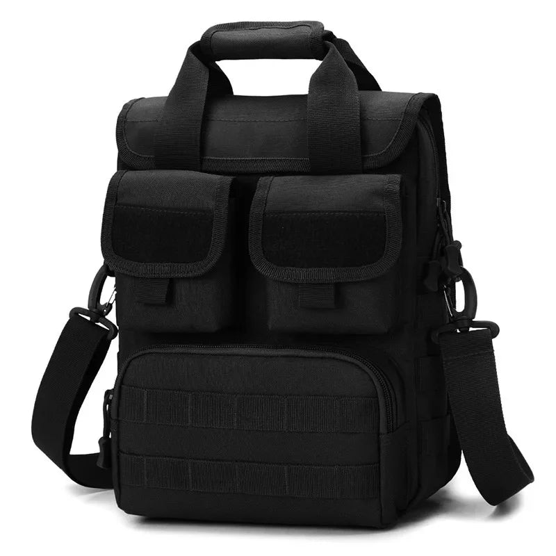 Nylon tactical messenger waterproof crossbody shoulder bag for men - product image