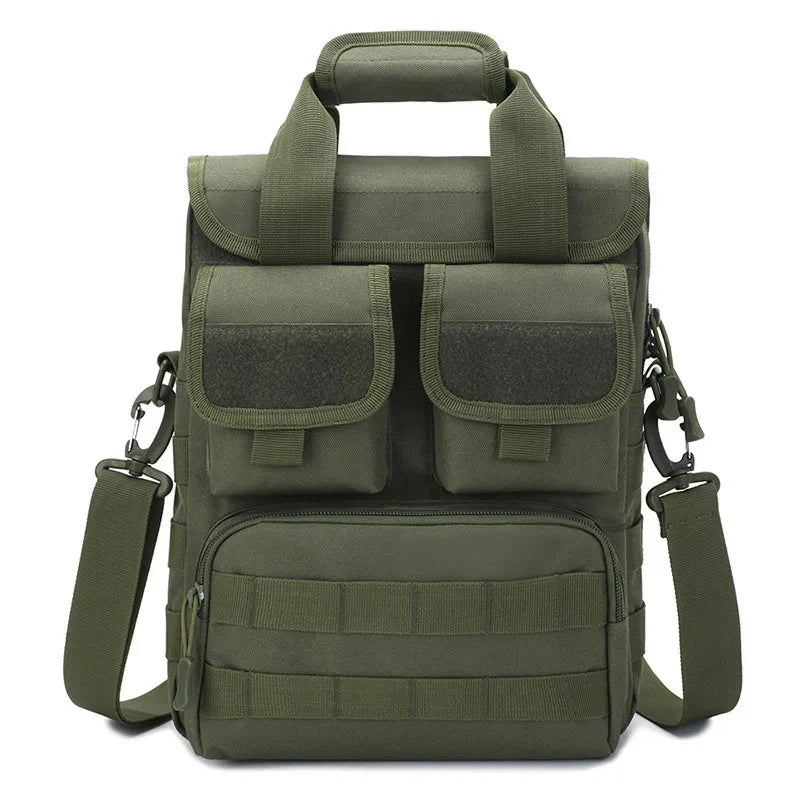 Nylon tactical messenger waterproof crossbody shoulder bag for men - product image