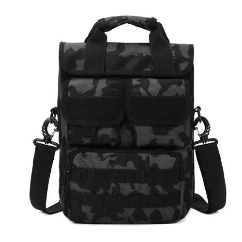 Nylon tactical messenger waterproof crossbody shoulder bag for men - product image