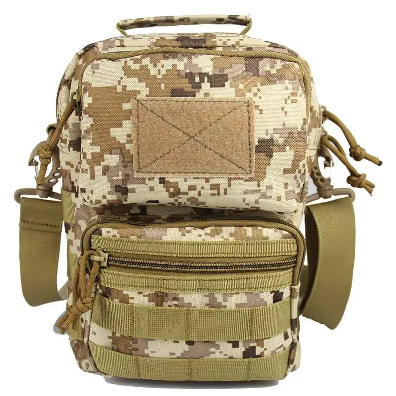 Nylon tactical sling bag with molle system for outdoor sports - product image
