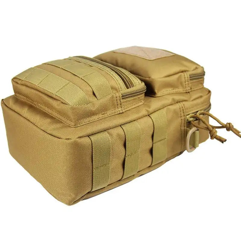 Nylon tactical sling bag with molle system for outdoor sports - product image