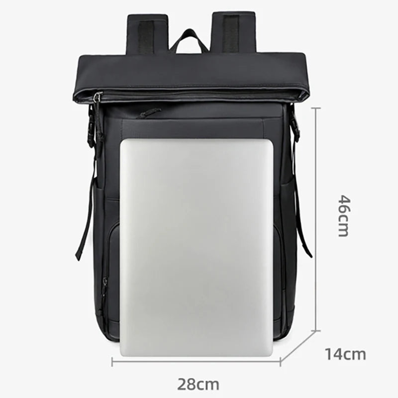 Nylon travel climbing backpack large capacity multi-layer laptop slots - product image