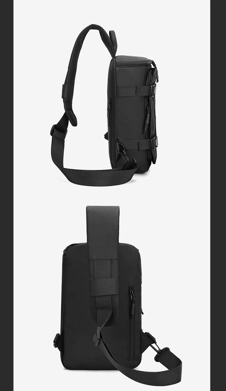Outdoor climbing chest bag nylon durable multi-wear shoulder strap - product image