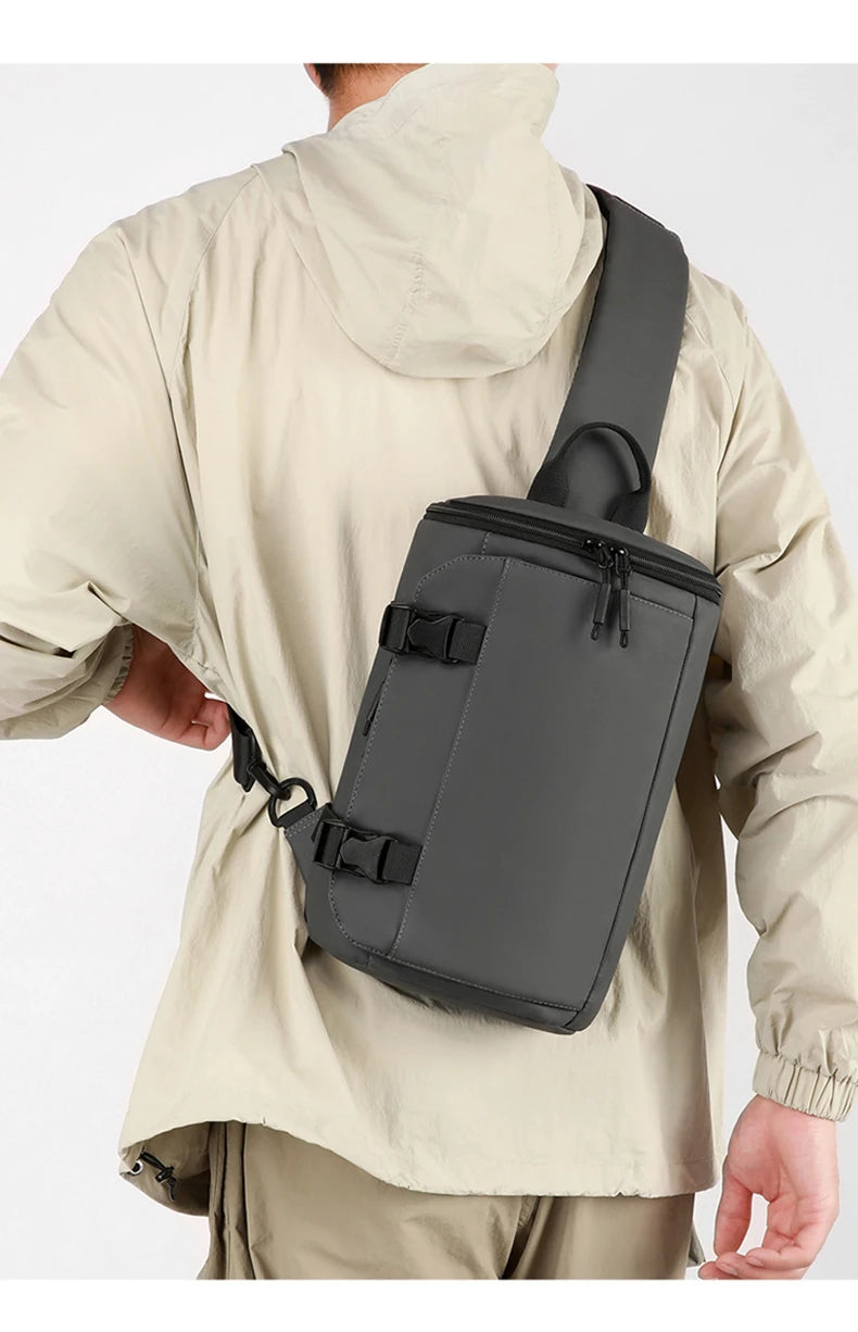 Outdoor climbing chest bag nylon durable multi-wear shoulder strap - product image