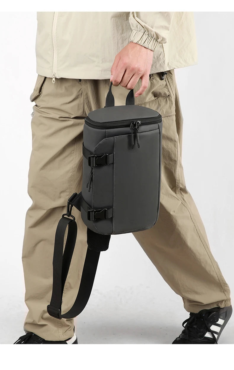 Outdoor climbing chest bag nylon durable multi-wear shoulder strap - product image