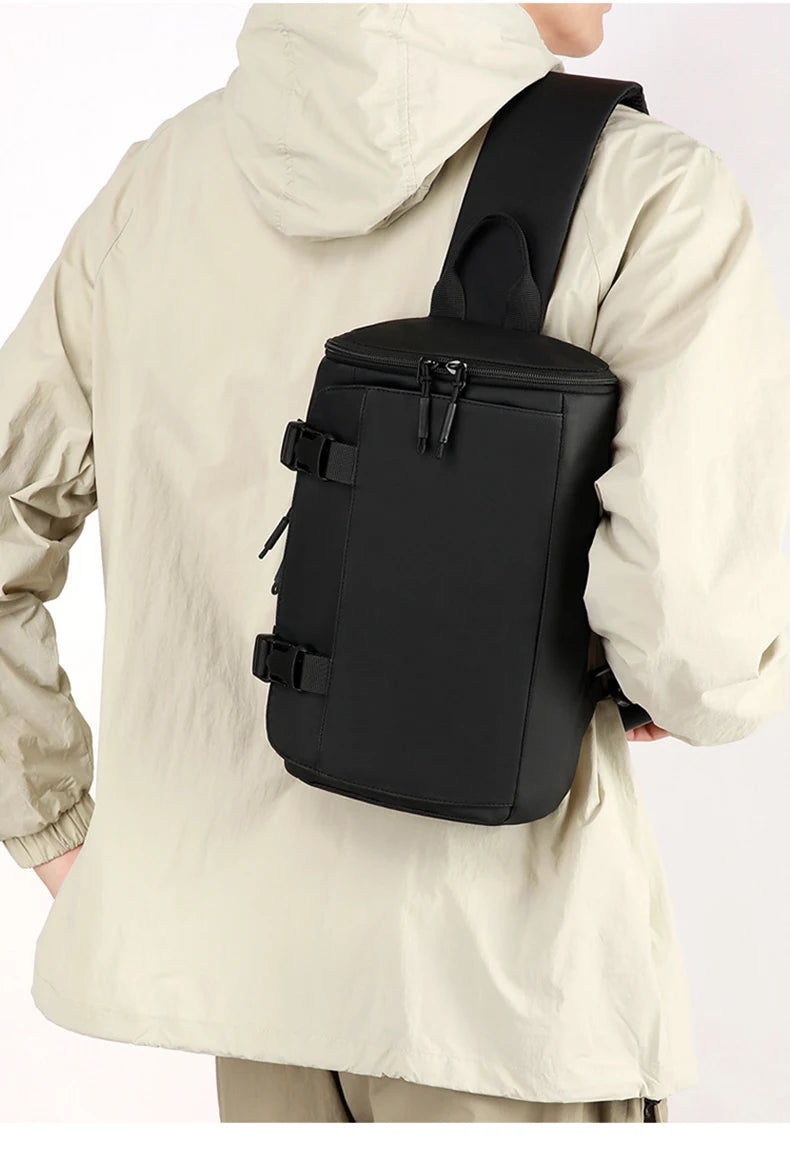 Outdoor climbing chest bag nylon durable multi-wear shoulder strap - product image
