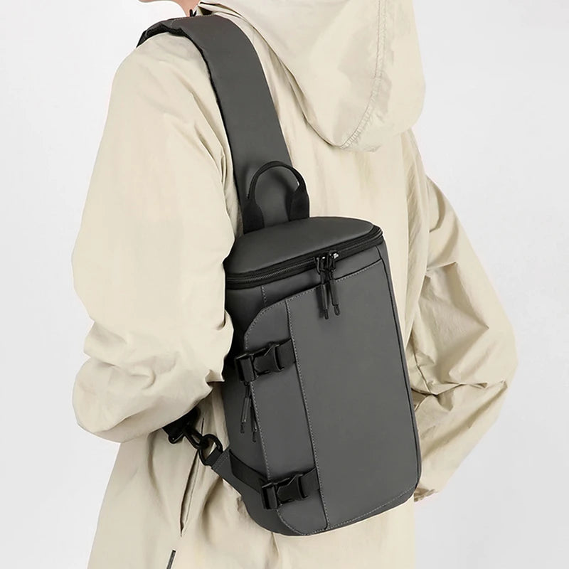 Outdoor climbing chest bag nylon durable multi-wear shoulder strap - product image