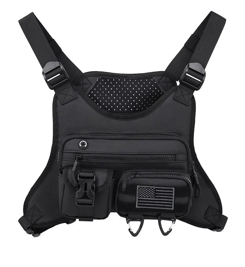 Outdoor climbing chest bag oxford lightweight adjustable shoulder straps - product image