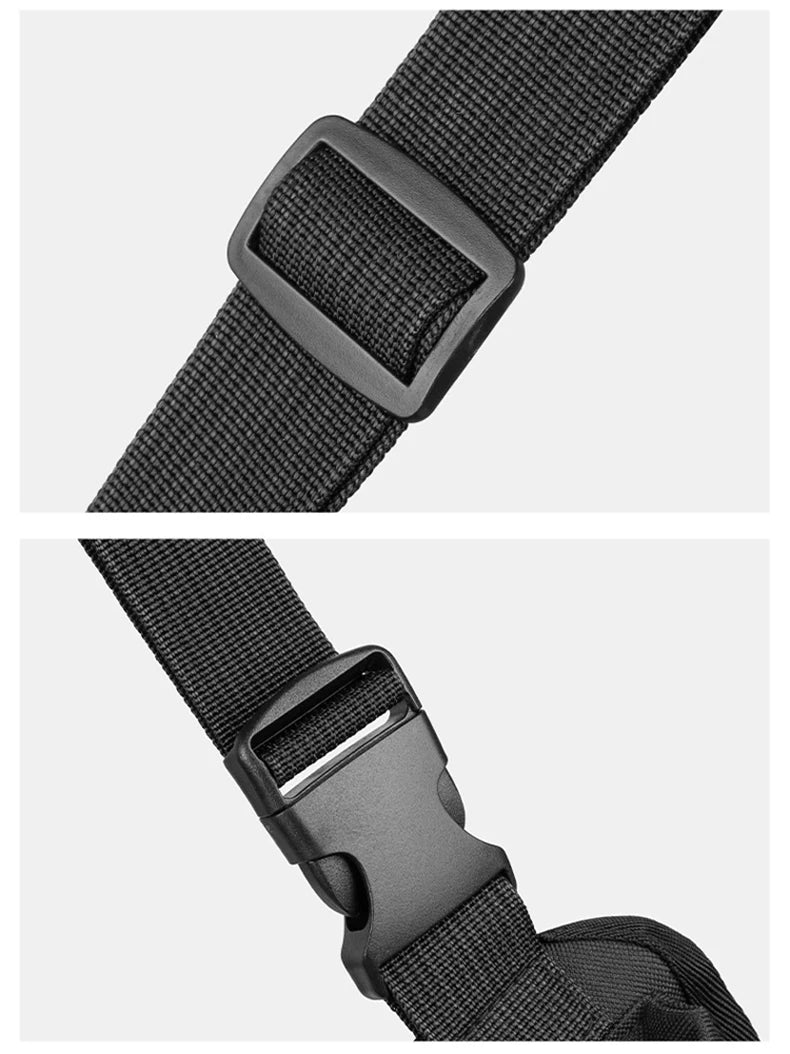 Outdoor climbing vest nylon multi-pocket reflective chest waist fanny pack - product image