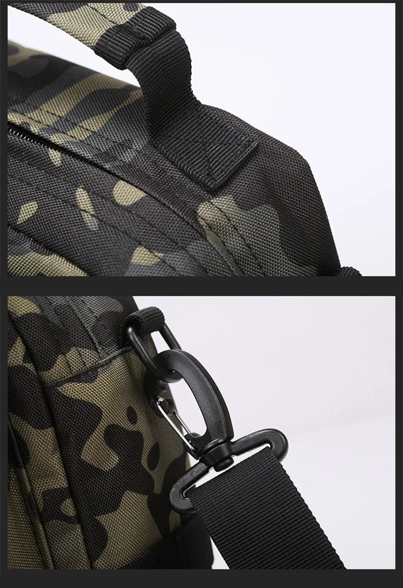 Outdoor lure bag nylon large capacity molle tactical shoulder crossbody bag - product image