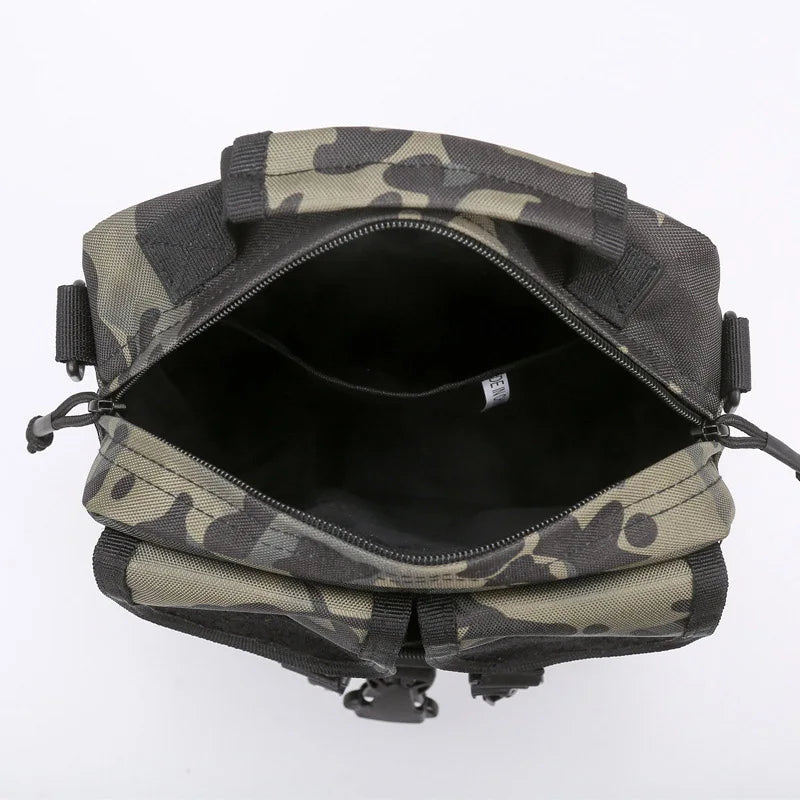 Outdoor lure bag nylon large capacity molle tactical shoulder crossbody bag - product image