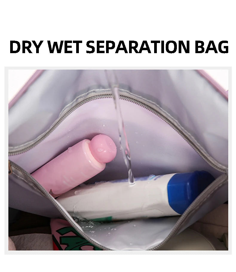 Oxford expandable badminton tennis racket bag with dry wet separation - product image