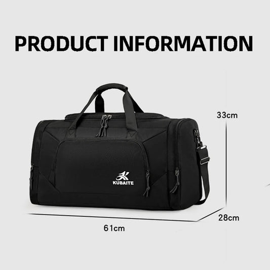 Oxford fitness yoga duffel bag with independent shoe compartment - product image