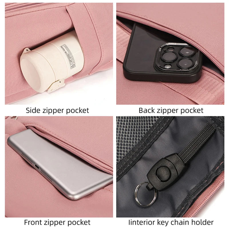 Oxford outdoor travel climbing backpack shoes compartment laptop slot - product image