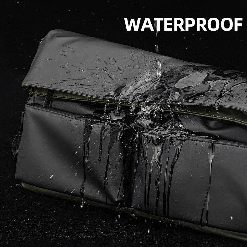 Oxford pu sport tote duffel bag with wet dry separation and shoe compartment - product image
