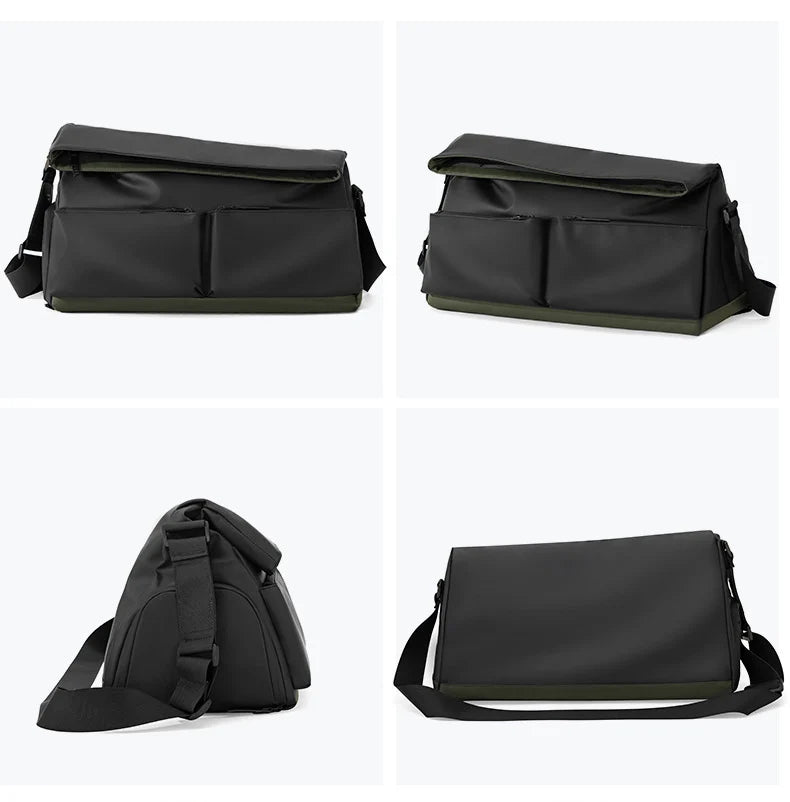 Oxford pu sport tote duffel bag with wet dry separation and shoe compartment - product image