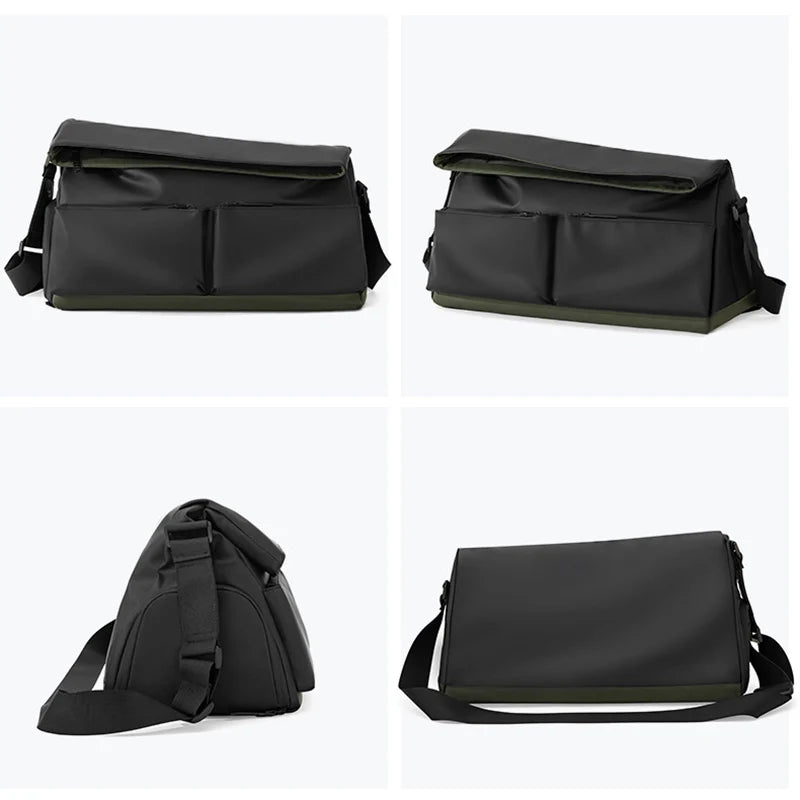 Oxford pu sport tote duffel bag with wet dry separation and shoe compartment - product image