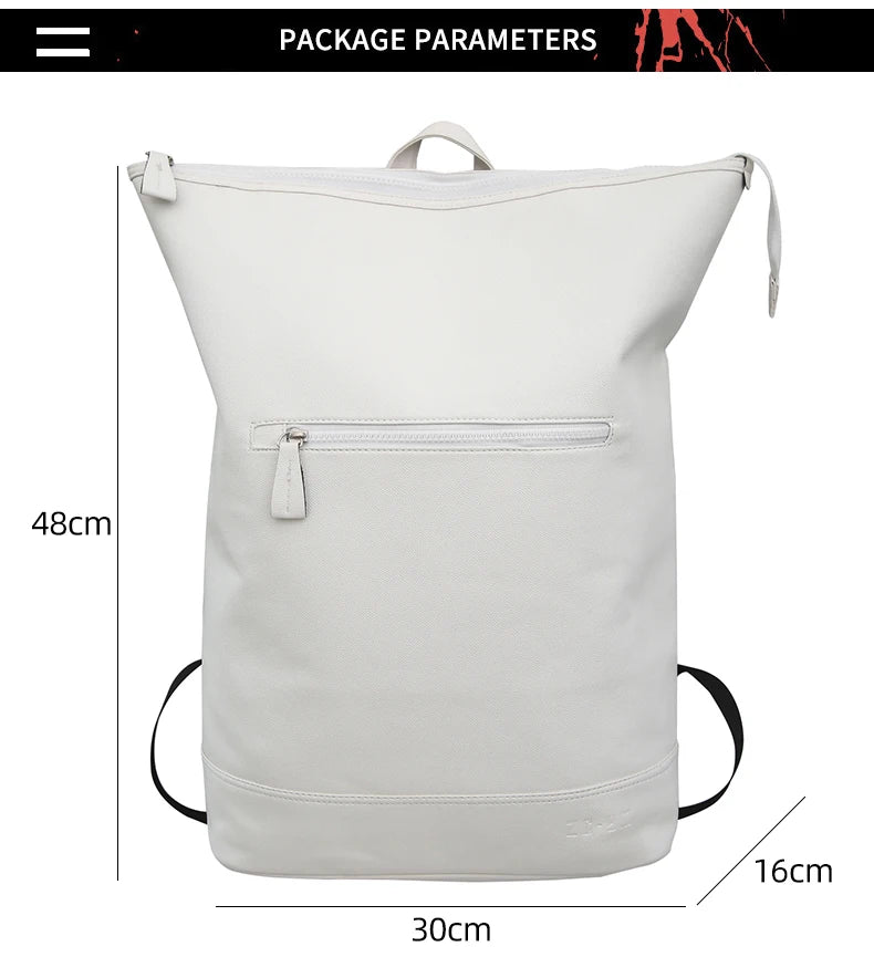 Pu climbing backpack large capacity multi-layer laptop commuting bag - product image