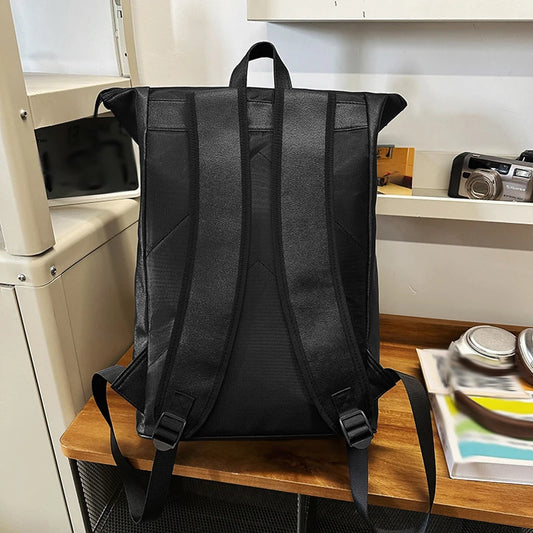 Pu climbing backpack large capacity multi-layer laptop commuting bag - product image