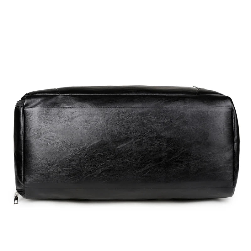 Pu large travel gym handbag shoes pocket waterproof multi-compartment design - product image