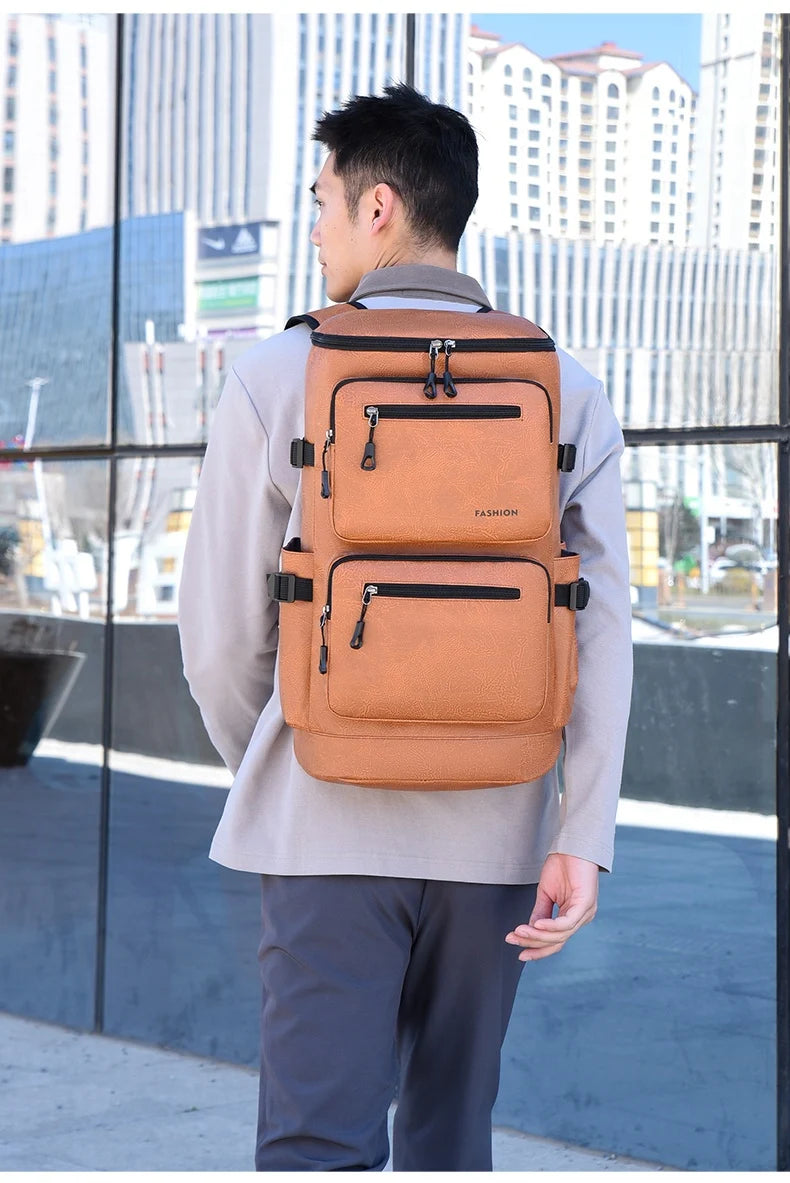 Pu outdoor climbing backpack laptop compartment multi-compartment business - product image