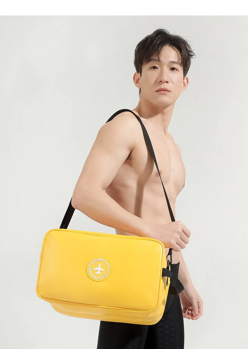 Pu waterproof dry bag for travel and water sports with dry wet separation - product image