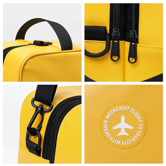 Pu waterproof dry bag for travel and water sports with dry wet separation - product image