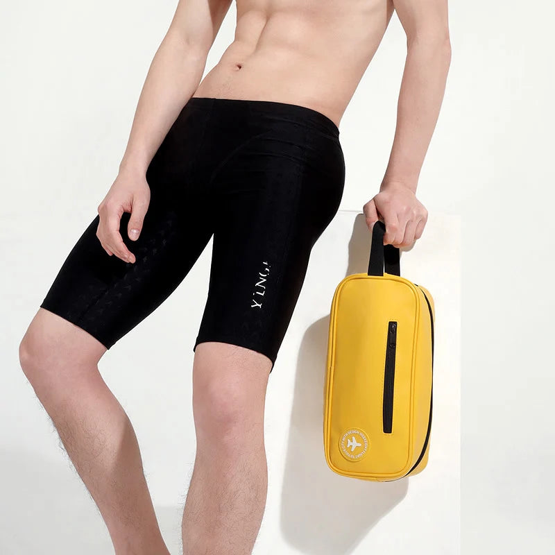 Pu waterproof dry bag for travel and water sports with dry wet separation - product image