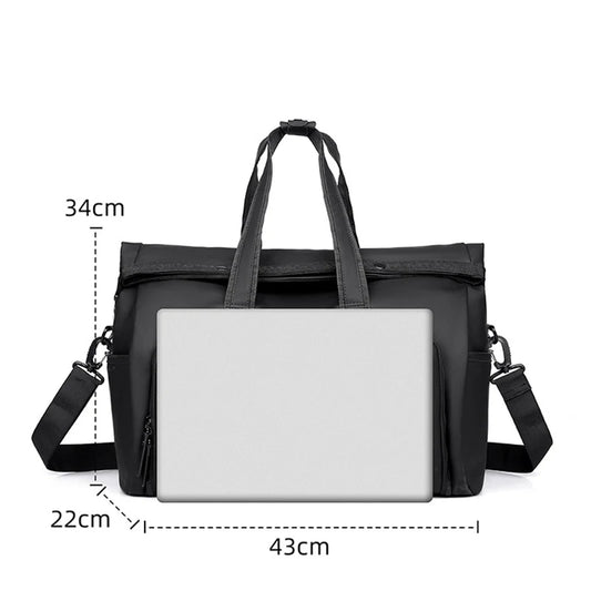 Rolled top dry wet separation fitness duffel backpack outdoor hiking climbing - product image