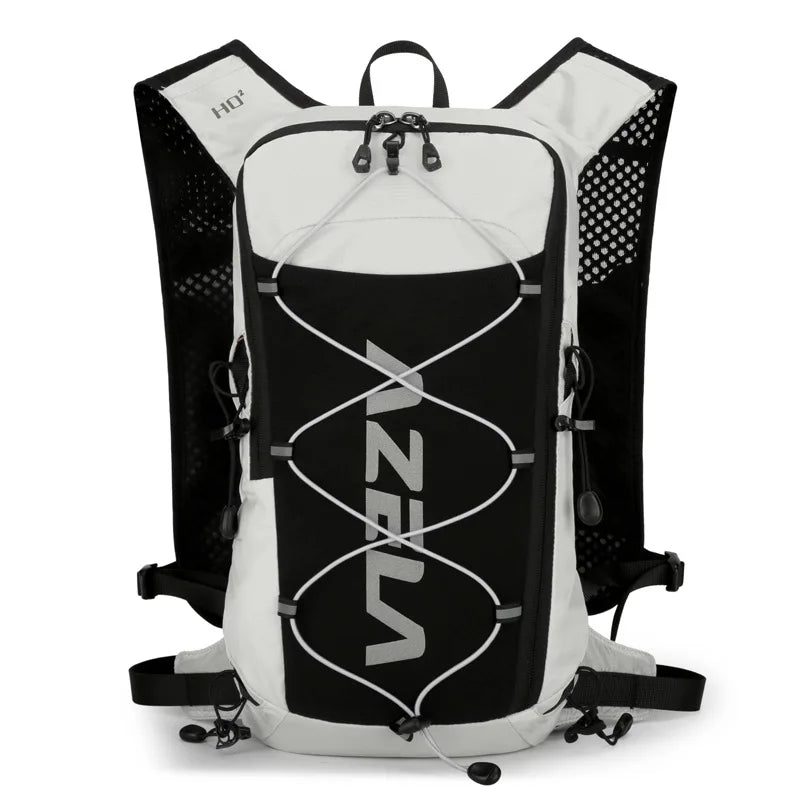 Running hydrating backpack with quick drink system and reflective strips nylon - product image