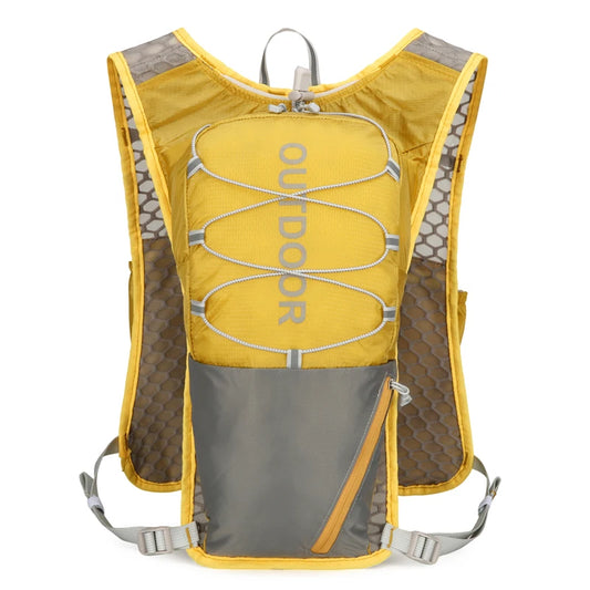 Running hydrating vest backpack with water bladder and reflective strips nylon - product image