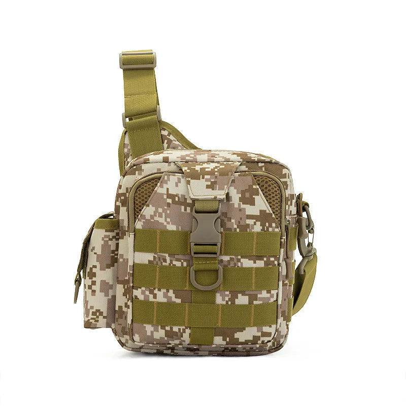Small tactical softback molle shoulder bag with multiple color options, nylon - product image