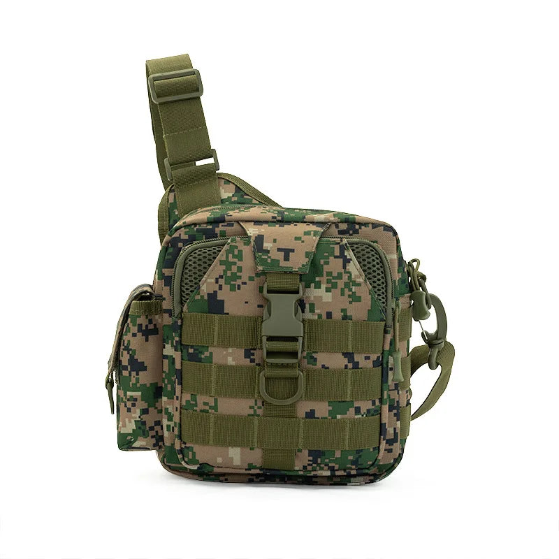 Small tactical softback molle shoulder bag with multiple color options, nylon - product image