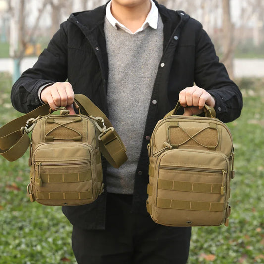 Softback large capacity tactical nylon hiking backpacks with molle system - product image