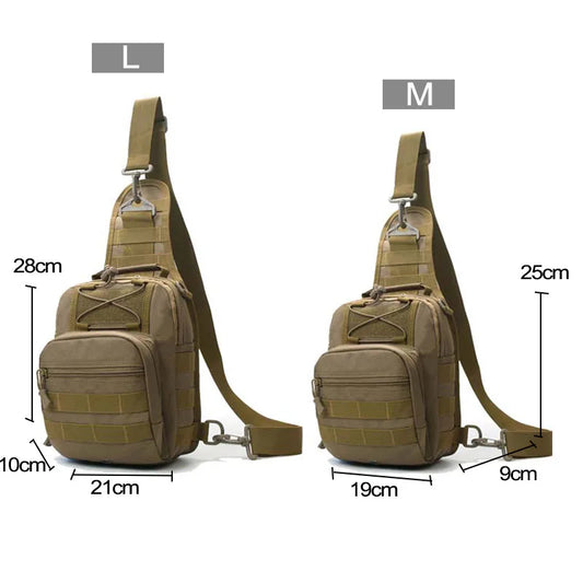 Softback large capacity tactical nylon hiking backpacks with molle system - product image