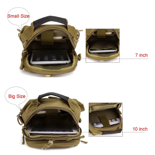 Softback large capacity tactical nylon hiking backpacks with molle system - product image