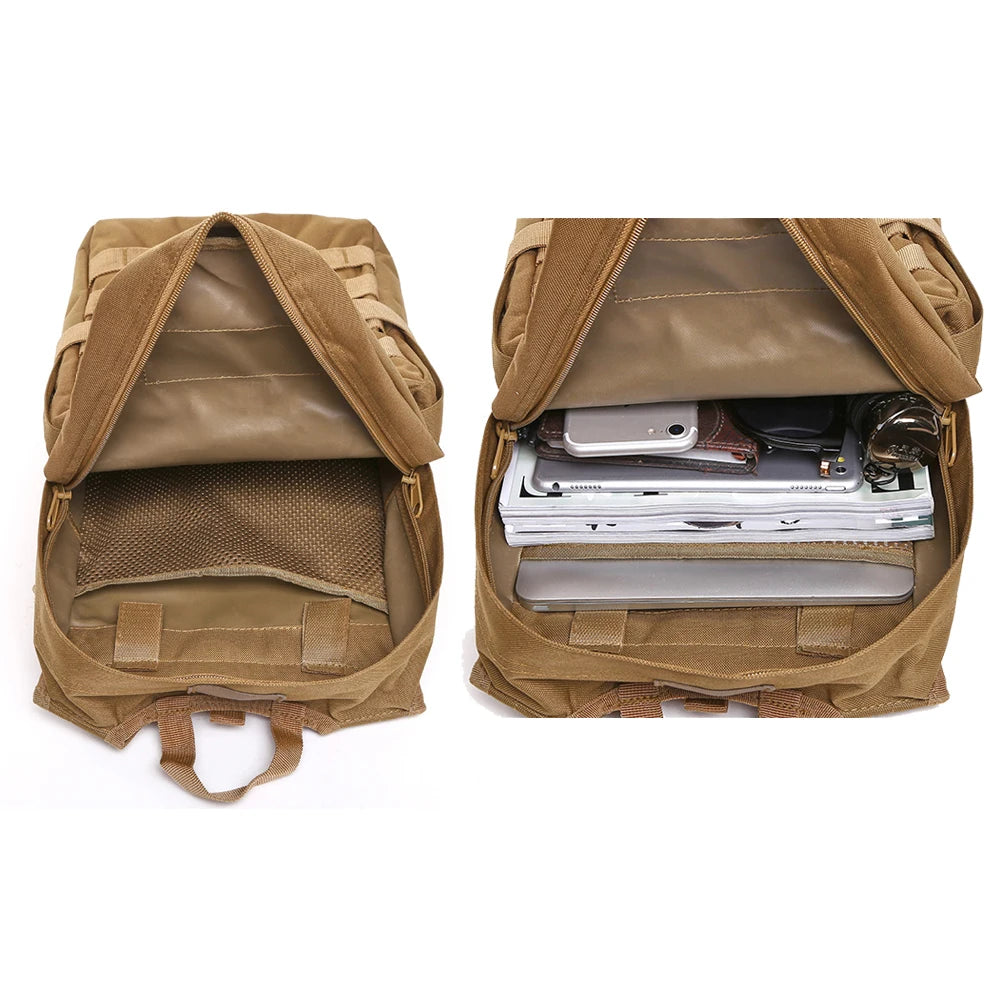 Softback molle backpack for cycling and hiking, nylon material - product image
