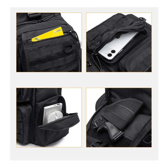Softback tactical gun holster molle backpack with nylon material - product image