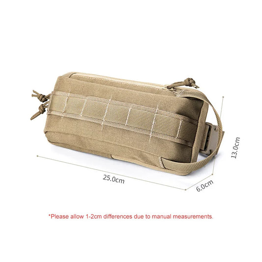 Softback tactical mobile phone waist bag with detachable shoulder strap, nylon - product image