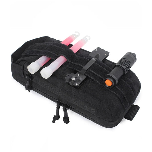 Softback tactical mobile phone waist bag with detachable shoulder strap, nylon - product image
