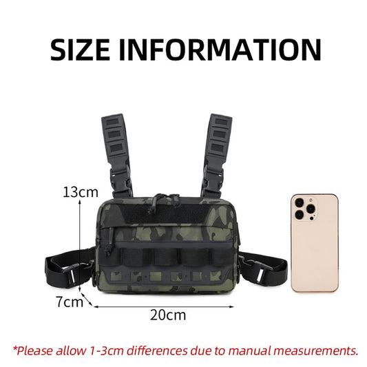 Softback tactical molle fishing lure backpack with multiple compartments, nylon - product image