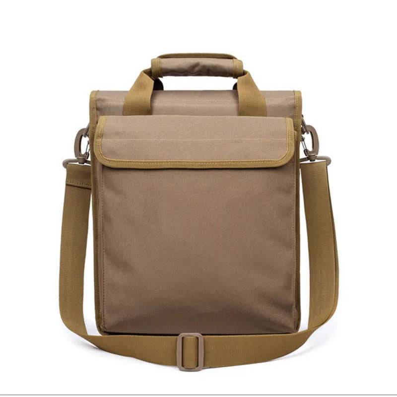 Softback tactical molle messenger shoulder bag with oxford and nylon materials - product image