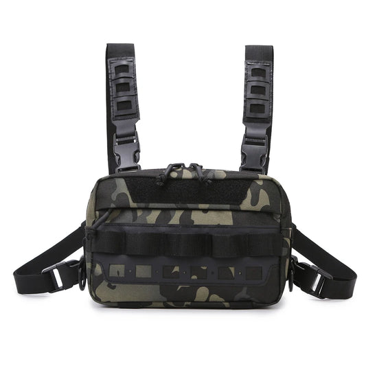 Softback tactical vest utility bag with multiple pockets and adjustable straps - product image