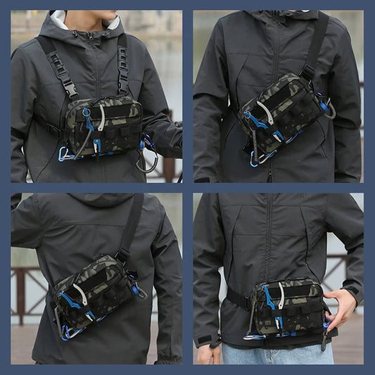 Softback tactical vest utility bag with multiple pockets and adjustable straps - product image